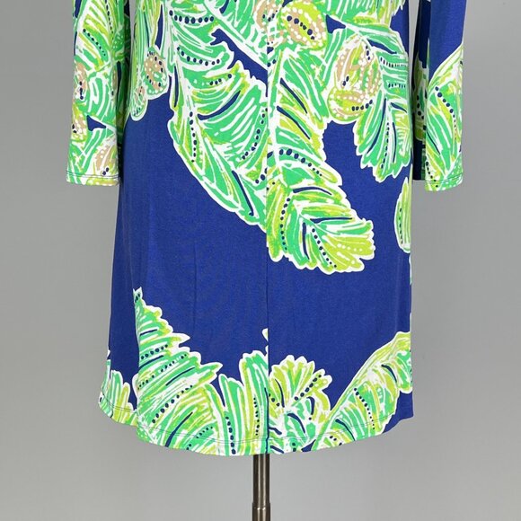 Lilly Pulitzer Womens Ophelia Swing Dress Iris Blue Latitude Adjustment size S - Picture 11 of 16